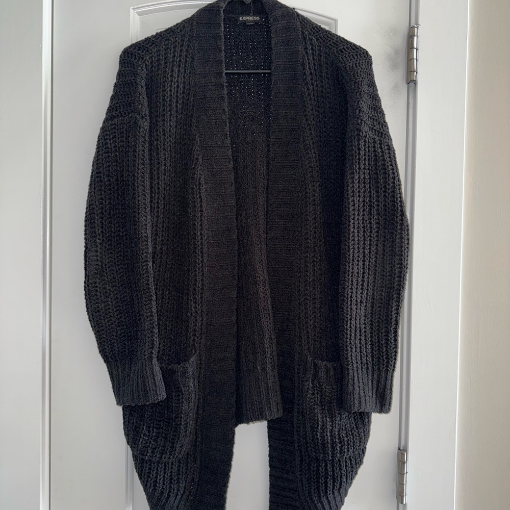 Express Black Women's Cardigan Sweater